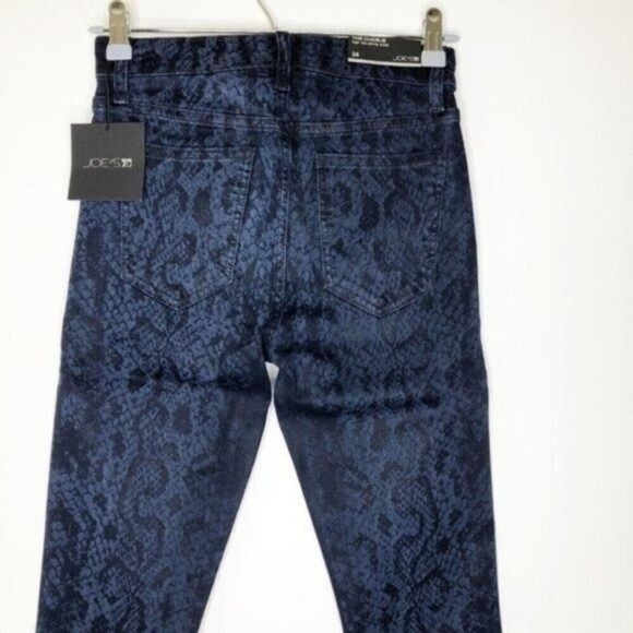 JOE'S JEANS Charlie Snakeskin Print Skinny Jeans  - Picture 6 of 10